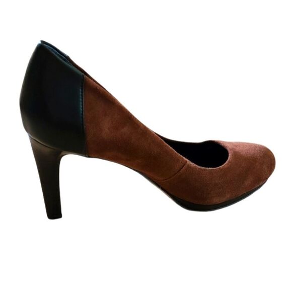 Franco Sarto Brown Leather Pumps Size 8 - Picture 11 of 11